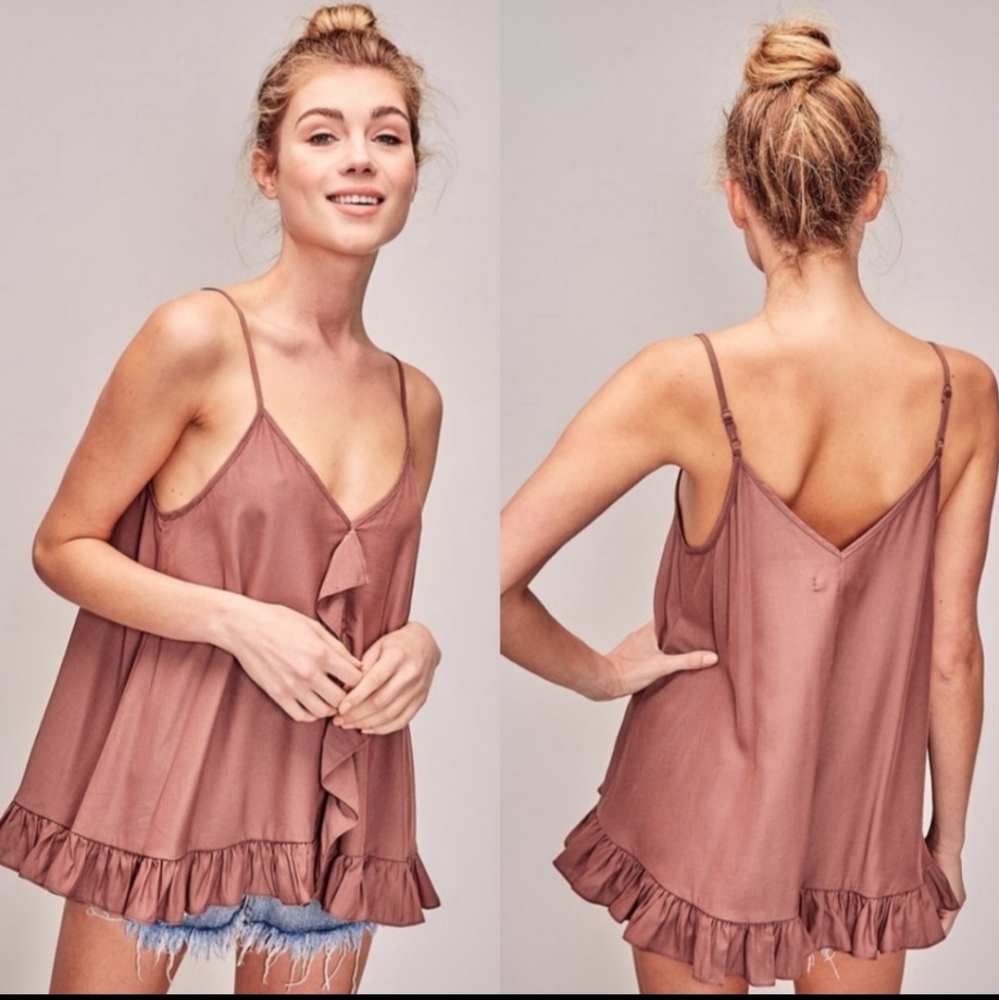 55445 Ruffled Tank - Picture 2 of 2